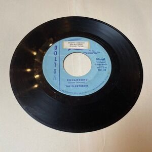 The Fleetwoods‎ Runaround / Truly Do - Dolton 45 RPM Record Seattle WA
